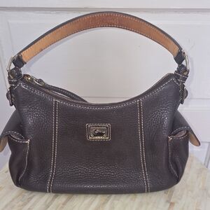 Dooney & Bourke Brown Leather Shoulder Bag